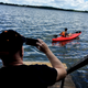 Ian Crerar, a sponsor, films Ramez kayaking for the first time. Ramez first asked Crerar to stay closeby, then decided kayaking was mafi mushkila, or “no problem,” an Arabic phrase Crerar has picked up.